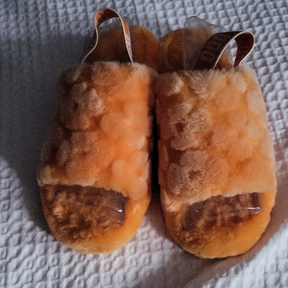 Cozy Orange Kids Slippers